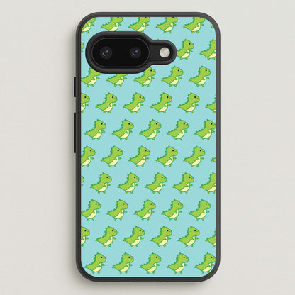 Green Dinosaurs Pattern - Dinosaurs  - Dinosaurs Phone Case for Google Pixel 9a