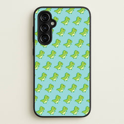 Green Dinosaurs Pattern - Dinosaurs  - Dinosaurs Phone Case for Galaxy A54