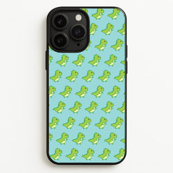 Green Dinosaurs Pattern - Dinosaurs  - Dinosaurs Phone Case for iPhone 11 Pro