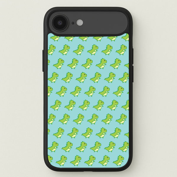 Green Dinosaurs Pattern - Dinosaurs Phone Case for iPhone 17 Air