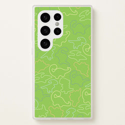Outline Pattern - Dinosaurs  - Dinosaurs Phone Case for Galaxy S24 Ultra