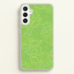 Outline Pattern - Dinosaurs  - Dinosaurs Phone Case for Galaxy A36