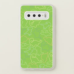 Outline Pattern - Dinosaurs  - Dinosaurs Phone Case for Galaxy S10