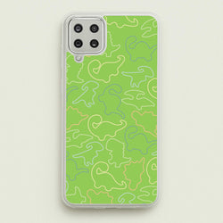 Outline Pattern - Dinosaurs  - Dinosaurs Phone Case for Galaxy A12