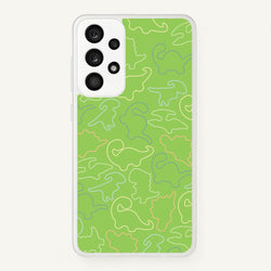 Outline Pattern - Dinosaurs  - Dinosaurs Phone Case for Galaxy A53