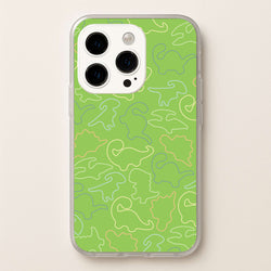 Outline Pattern - Dinosaurs  - Dinosaurs Phone Case for iPhone 15 Pro Max