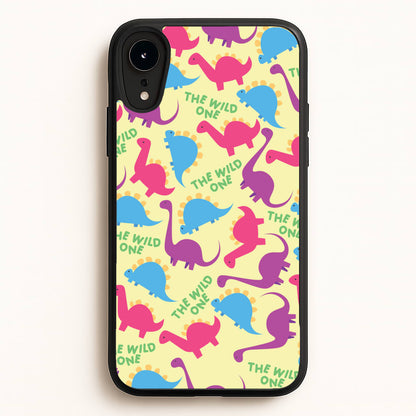 The Wild One - Dinosaurs  - Dinosaurs Phone Case for iPhone XR