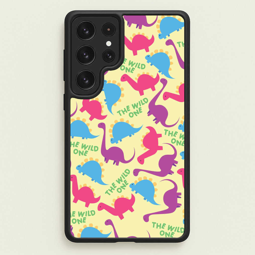 The Wild One - Dinosaurs  - Dinosaurs Phone Case for Galaxy S22 Ultra