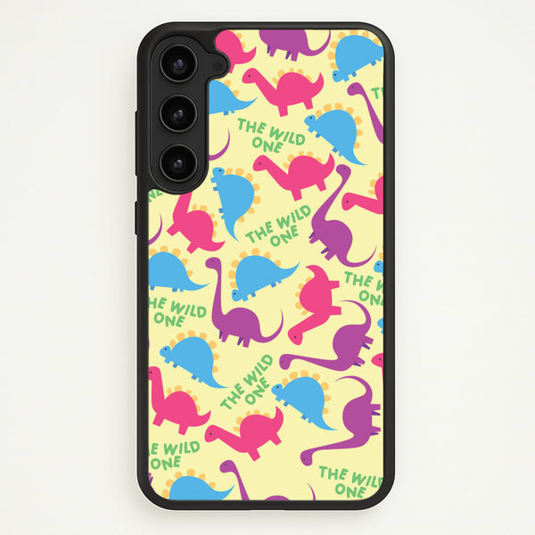 The Wild One - Dinosaurs  - Dinosaurs Phone Case for Galaxy S23 Plus