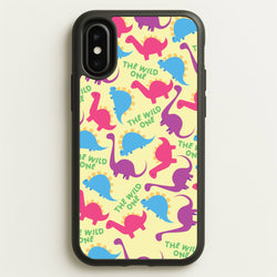 The Wild One - Dinosaurs  - Dinosaurs Phone Case for iPhone X / XS
