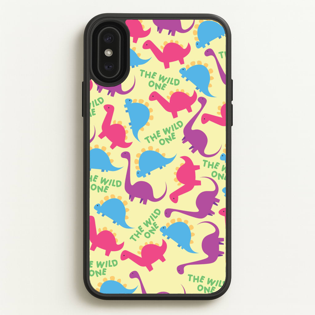 The Wild One - Dinosaurs  - Dinosaurs Phone Case for iPhone XS Max