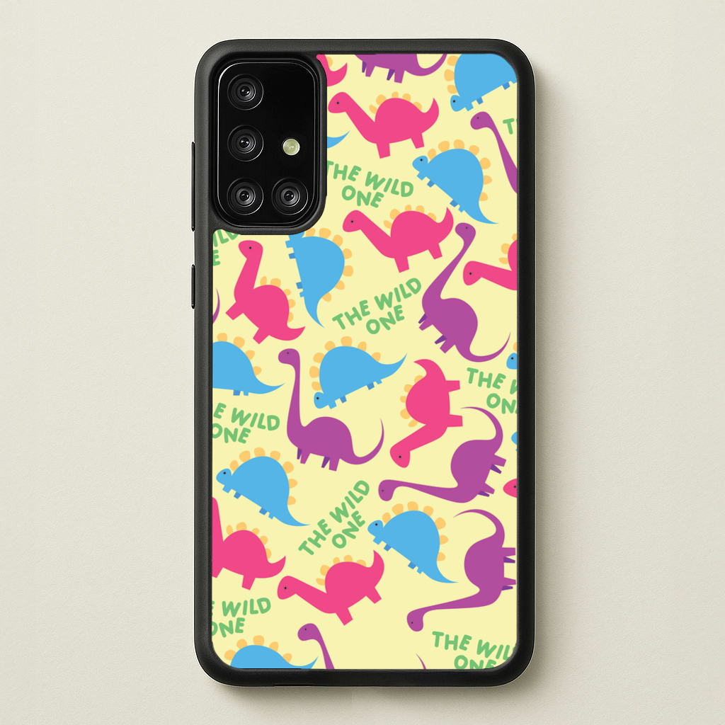The Wild One - Dinosaurs  - Dinosaurs Phone Case for Galaxy A71