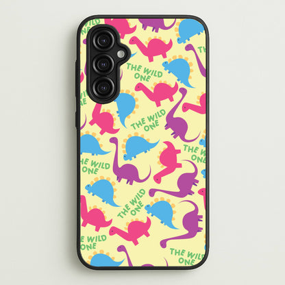 The Wild One - Dinosaurs  - Dinosaurs Phone Case for Galaxy A14