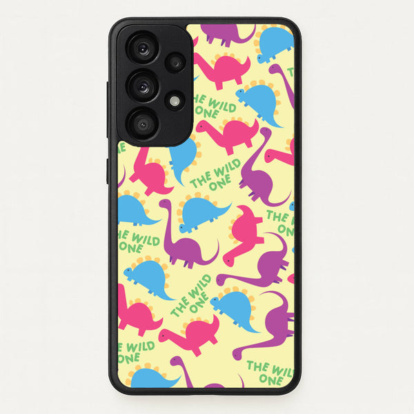 The Wild One - Dinosaurs  - Dinosaurs Phone Case for Galaxy A53