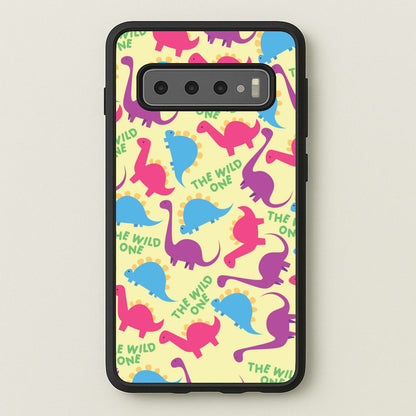 The Wild One - Dinosaurs  - Dinosaurs Phone Case for Galaxy S10 Plus