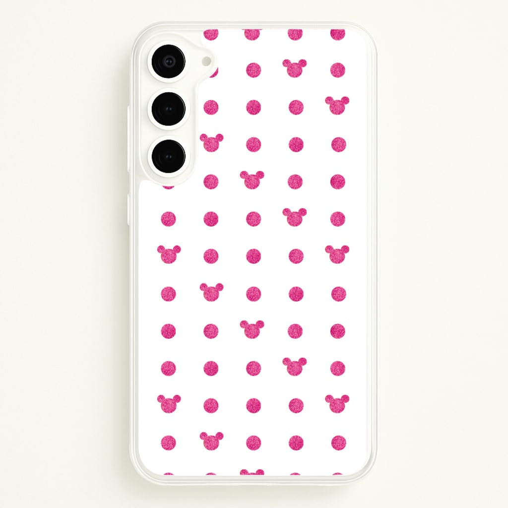 Mickey Polkadot White Fairytale  - Disney Phone Case for Galaxy S23