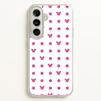 Mickey Polkadot White Fairytale  - Disney Phone Case for Galaxy A56