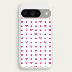 Mickey Polkadot White Fairytale Phone Case for Google Pixel 10 / 10 Pro