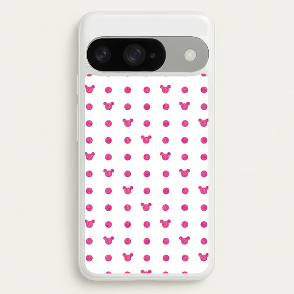 Mickey Polkadot White Fairytale Phone Case for Google Pixel 10 / 10 Pro