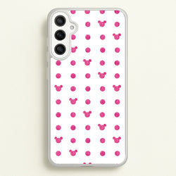 Mickey Polkadot White Fairytale  - Disney Phone Case for Galaxy A34