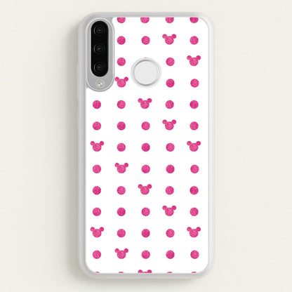 Mickey Polkadot White Fairytale  - Disney Phone Case for Huawei P30 Lite