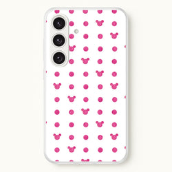 Mickey Polkadot White Fairytale  - Disney Phone Case for Galaxy S24FE