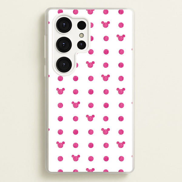 Mickey Polkadot White Fairytale  - Disney Phone Case for Galaxy S25 Ultra