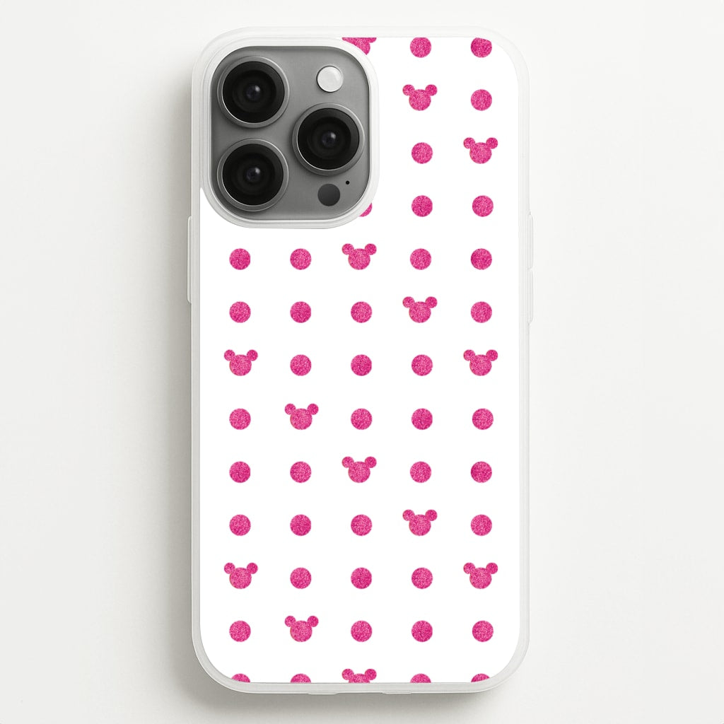 Mickey Polkadot White Fairytale  - Disney Phone Case for iPhone 13 Pro Max