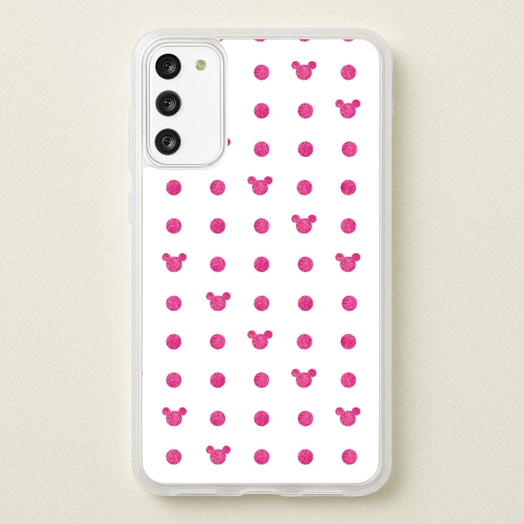 Mickey Polkadot White Fairytale  - Disney Phone Case for Galaxy S20FE