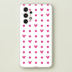 Mickey Polkadot White Fairytale  - Disney Phone Case for Galaxy A13