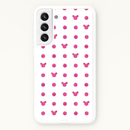 Mickey Polkadot White Fairytale  - Disney Phone Case for Galaxy S22 Plus