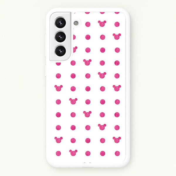 Mickey Polkadot White Fairytale  - Disney Phone Case for Galaxy S22 Plus