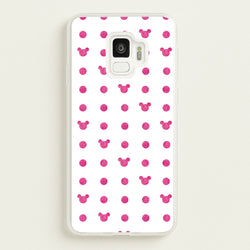 Mickey Polkadot White Fairytale  - Disney Phone Case for Galaxy S9