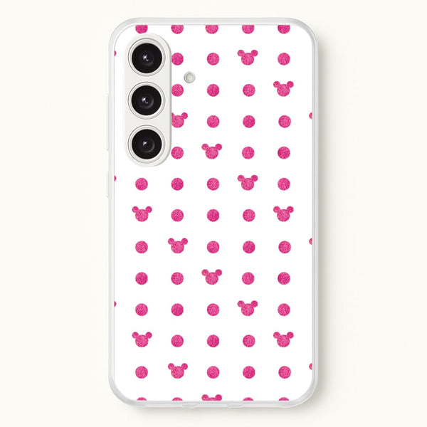 Mickey Polkadot White Fairytale  - Disney Phone Case for Galaxy S25