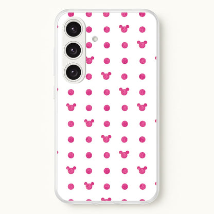 Mickey Polkadot White Fairytale  - Disney Phone Case for Galaxy S25 Plus