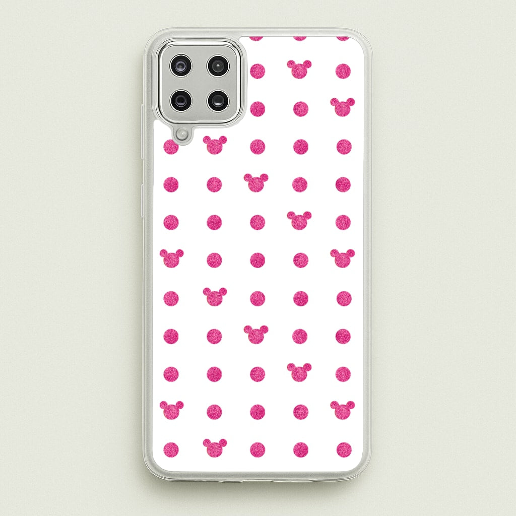 Mickey Polkadot White Fairytale  - Disney Phone Case for Galaxy A12