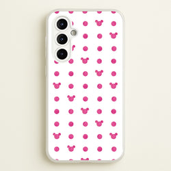Mickey Polkadot White Fairytale  - Disney Phone Case for Galaxy A54