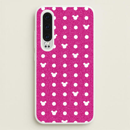 Mickey Polkadot Pink Fairytale  - Disney Phone Case for Huawei P30