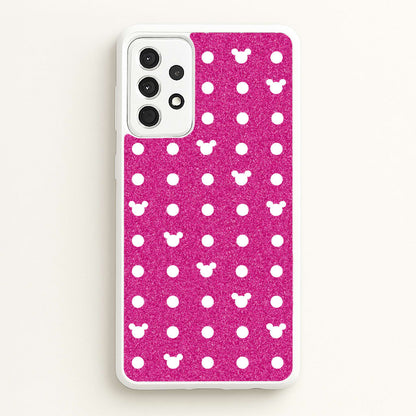 Mickey Polkadot Pink Fairytale  - Disney Phone Case for Galaxy A52 / A52s