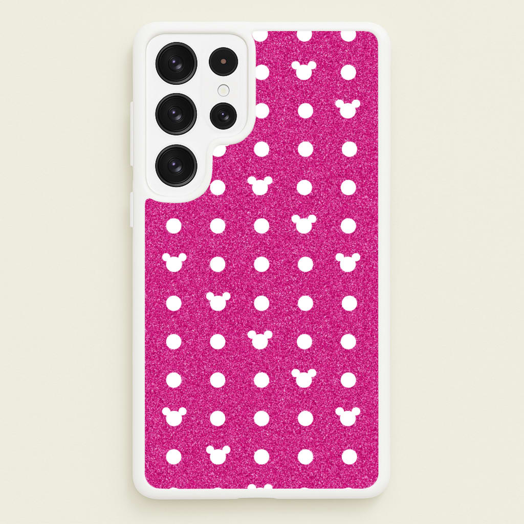 Mickey Polkadot Pink Fairytale  - Disney Phone Case for Galaxy S22 Ultra