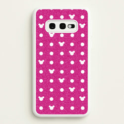 Mickey Polkadot Pink Fairytale  - Disney Phone Case for Galaxy S10e