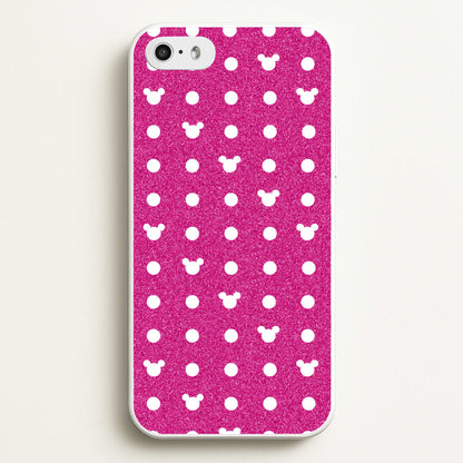 Mickey Polkadot Pink Fairytale  - Disney Phone Case for iPhone 5 / 5s / SE 2016