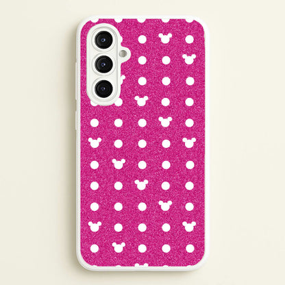 Mickey Polkadot Pink Fairytale  - Disney Phone Case for Galaxy A16