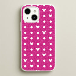 Mickey Polkadot Pink Fairytale  - Disney Phone Case for iPhone 15 Plus