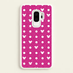 Mickey Polkadot Pink Fairytale  - Disney Phone Case for Galaxy S9 Plus