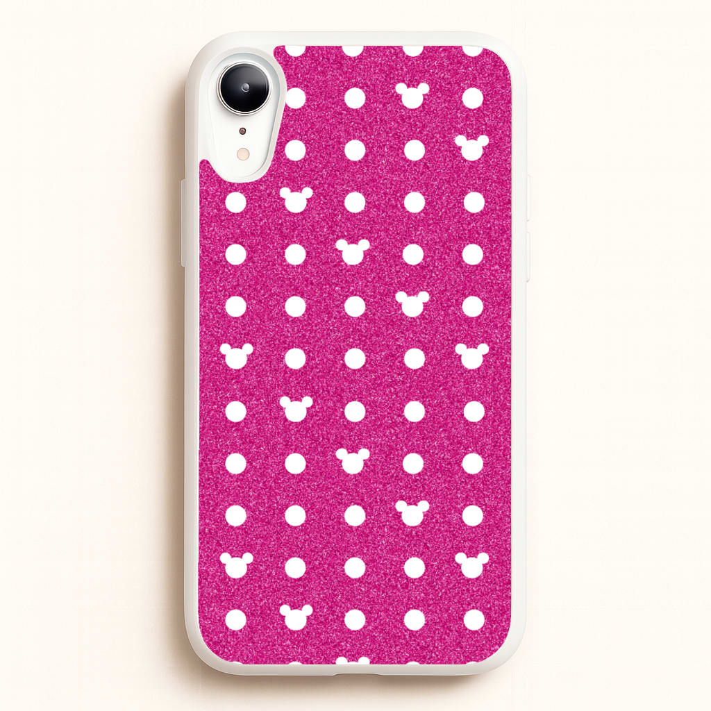 Mickey Polkadot Pink Fairytale  - Disney Phone Case for iPhone XR