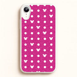 Mickey Polkadot Pink Fairytale  - Disney Phone Case for iPhone XR