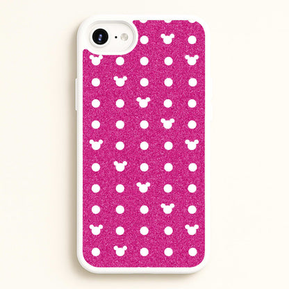 Mickey Polkadot Pink Fairytale  - Disney Phone Case for iPhone 6 / 7 / 8 / SE