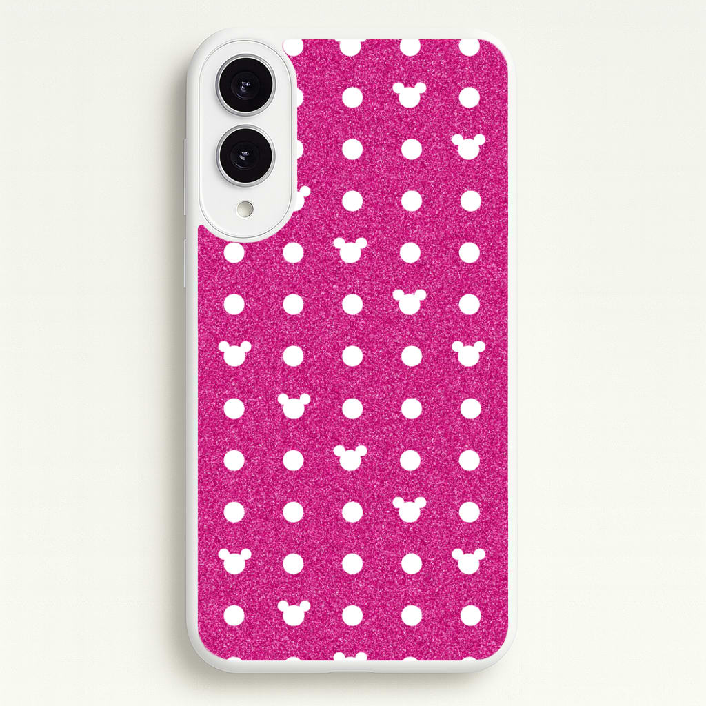 Mickey Polkadot Pink Fairytale  - Disney Phone Case for Galaxy S25 Edge