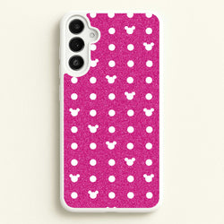 Mickey Polkadot Pink Fairytale  - Disney Phone Case for Galaxy A36